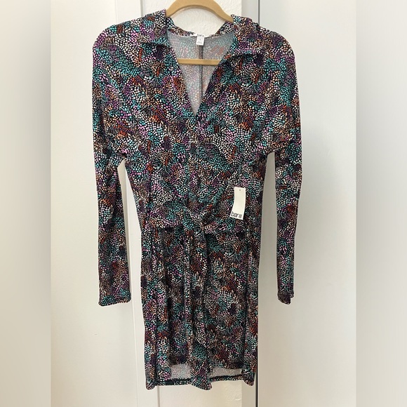 Bar III dress colorful print - Picture 7 of 8